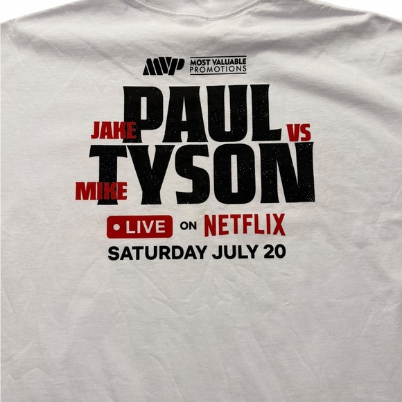 Mike Tyson Team Mike Jake Paul Vs Mike Tyson T-Shirt 🥊 - Picture 5 of 6